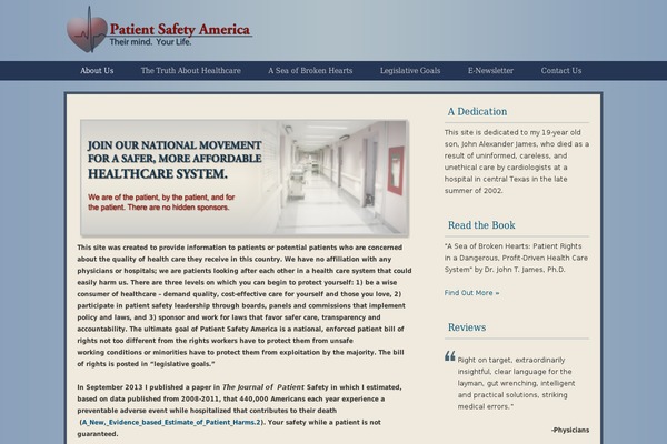 patientsafetyamerica.com site used Psa