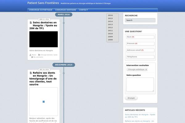 Postline theme site design template sample