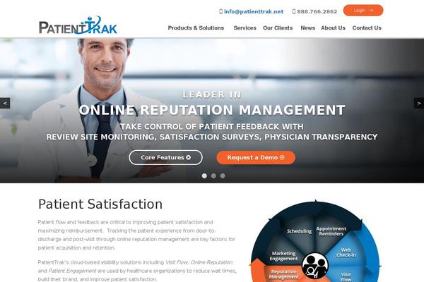 patienttrak.net site used Patient-trak