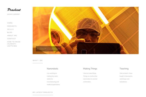Nordic theme site design template sample