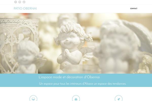 Ares theme site design template sample
