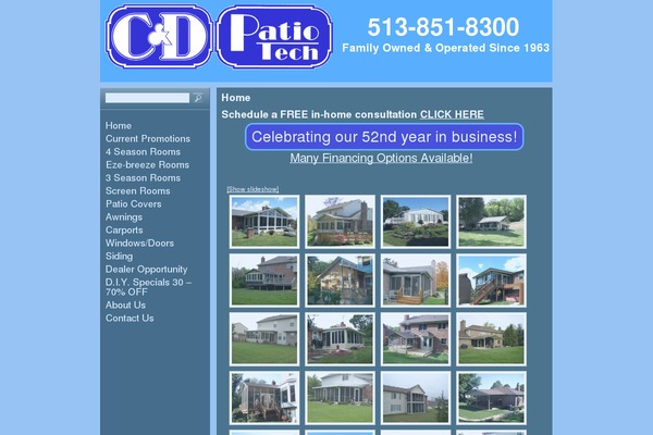 patiotech.com site used Blue-diffusion