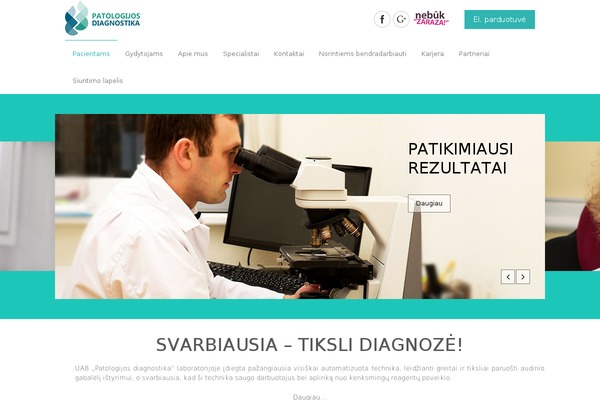 Medical Doctor theme site design template sample