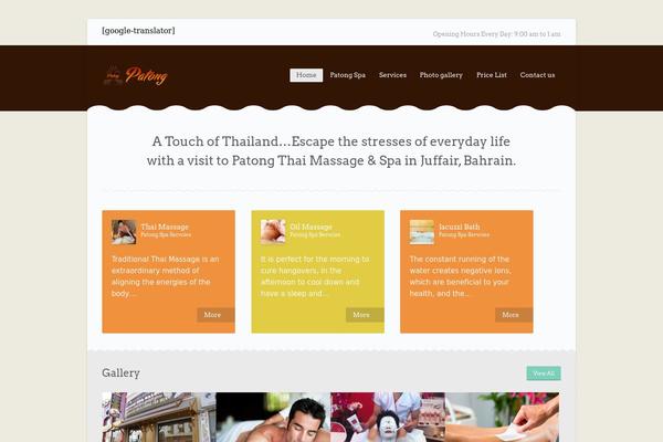 Beautypress theme site design template sample