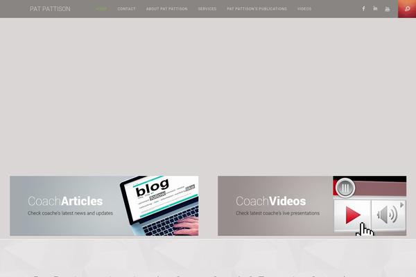 Lifecoach theme site design template sample