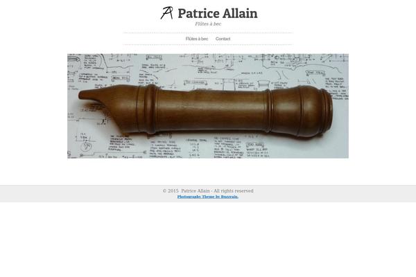 Photolistic theme site design template sample