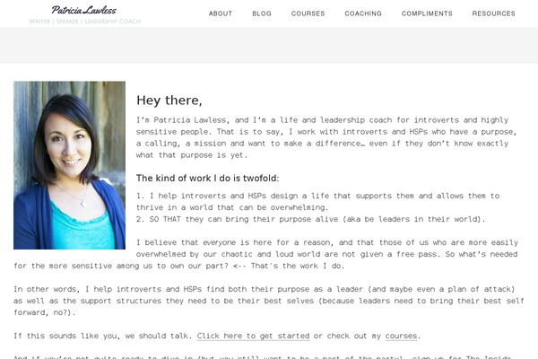 patricialawless.com site used Minimum-pro-2