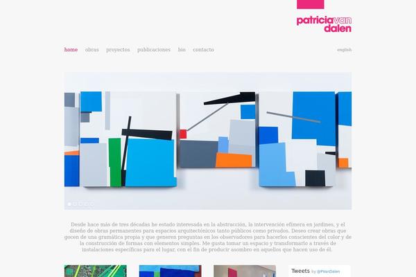 Evolution theme site design template sample