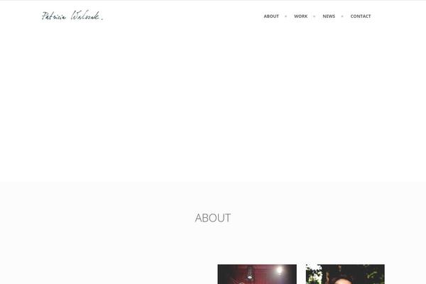 Patti Child theme site design template sample
