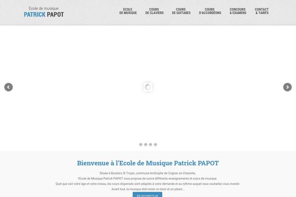 Marble theme site design template sample