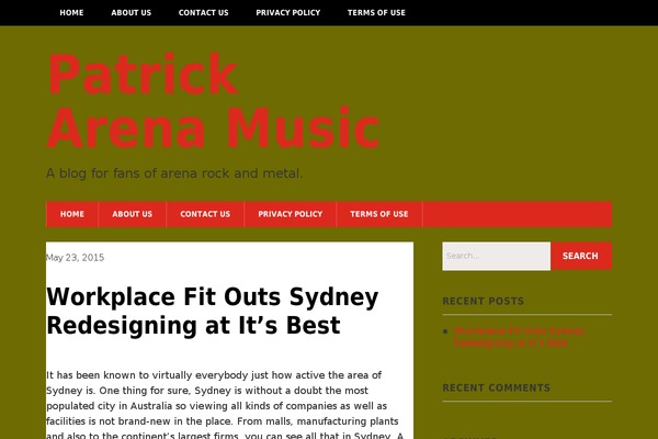 Stork theme site design template sample