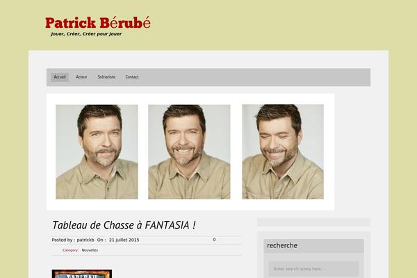 patrickberube.ca site used Spartan