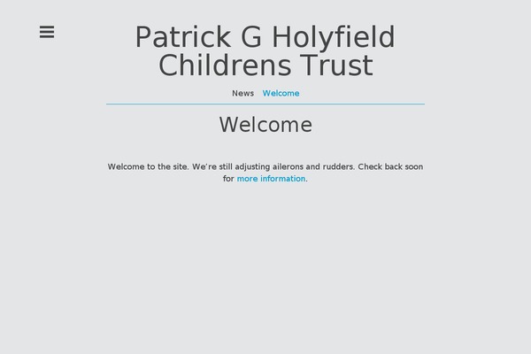 patrickgholyfieldchildrenstrust.org site used Decode