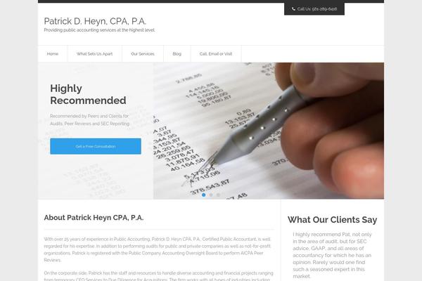 patrickheyncpa.com site used Accountancy