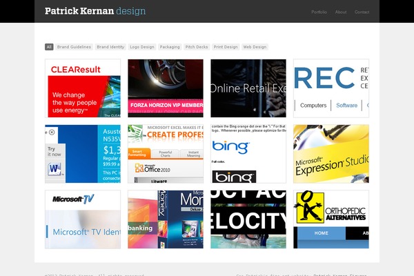 Reveal theme site design template sample