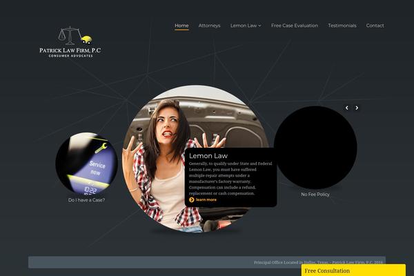 Site using Biz-shortcodes plugin