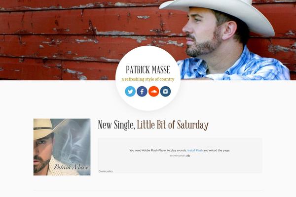 patrickmasse.com site used 2012