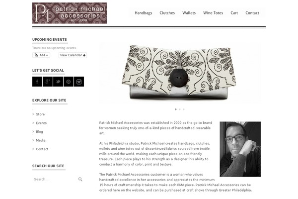 patrickmichaelaccessories.com site used Theartist-v1_01