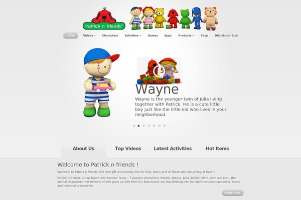 Nova theme site design template sample