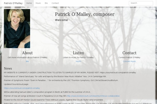 Wordpress Bootstrap Master theme site design template sample