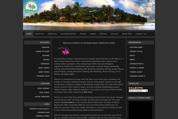 Custom Community theme site design template sample