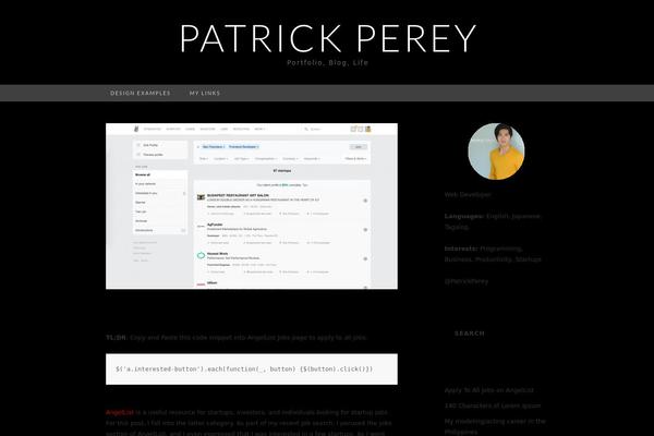 Suits theme site design template sample