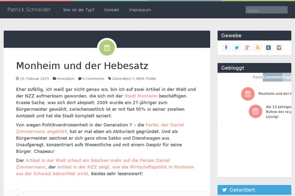 Keilir theme site design template sample