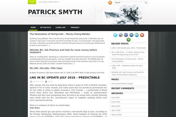 Technologic theme site design template sample