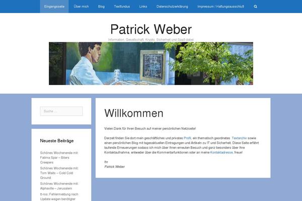 Generatepress-child theme site design template sample