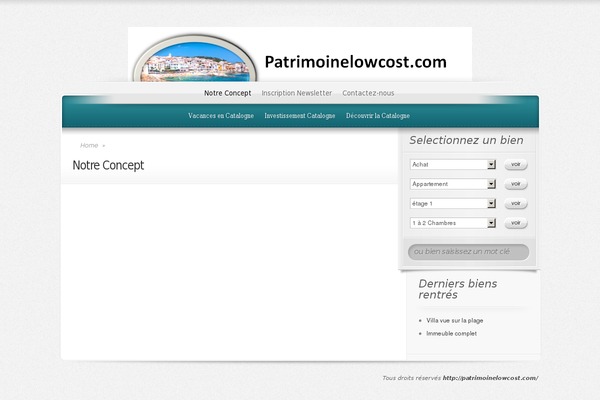 ElegantEstate theme site design template sample