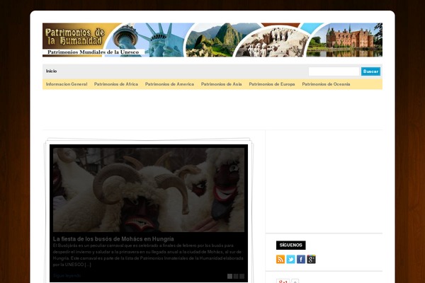 patrimoniosdelahumanidad.com site used WP-Ellie
