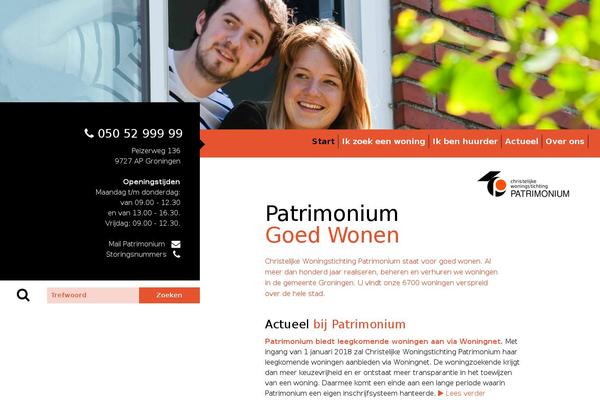 patrimonium-groningen.nl site used Patrimonium