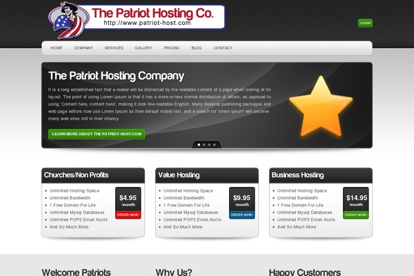 Phenomenon theme site design template sample