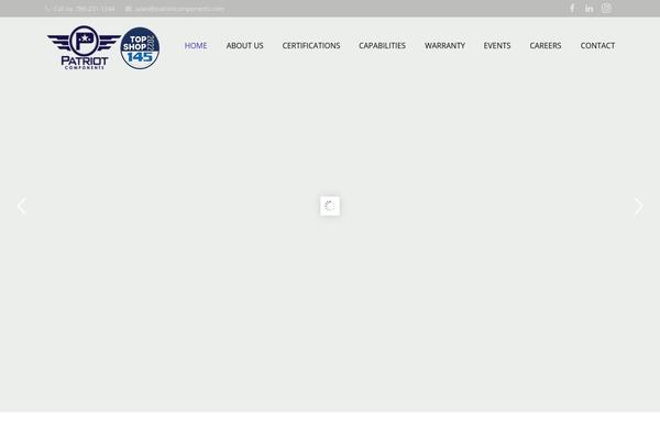 Impreza theme site design template sample