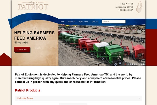 Patriot theme site design template sample