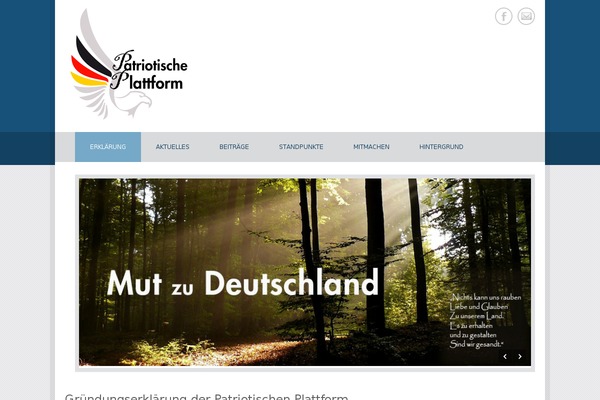 Politician theme site design template sample