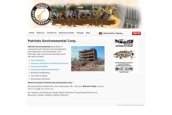 Voyage theme site design template sample