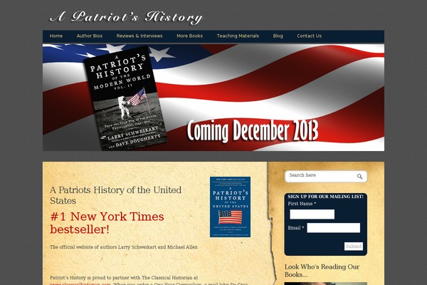 patriotshistoryusa.com site used Prominent