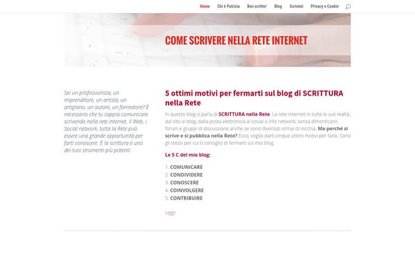 Site using Easy WordPress Parallax Slider plugin
