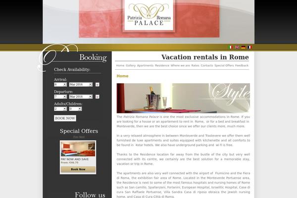 patriziaromanapalace.com site used Prp