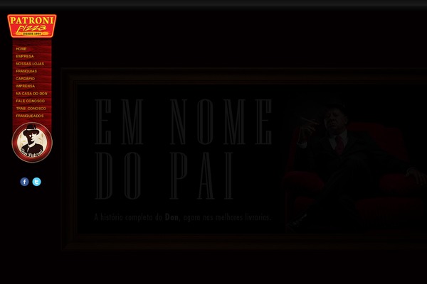 Sideways theme site design template sample