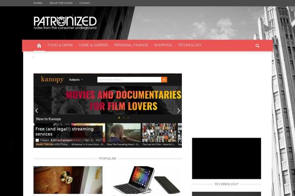 Site using Popular-posts-bar-widget plugin