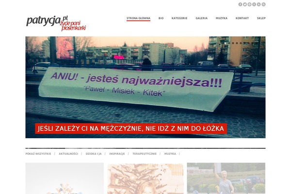 Inspire theme site design template sample