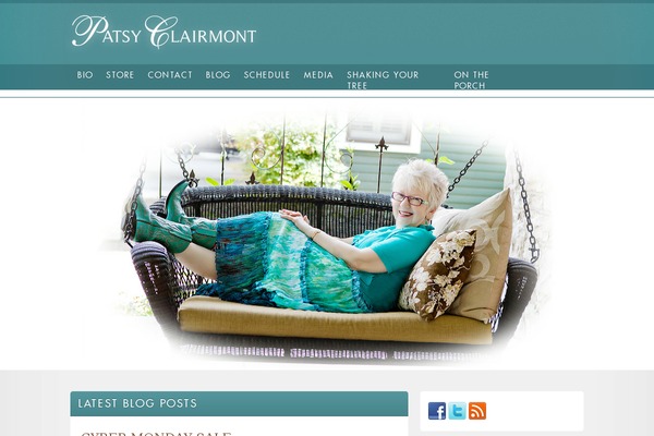 patsyclairmont.com site used Skortheme