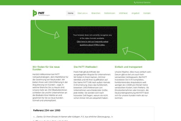 Engage theme site design template sample