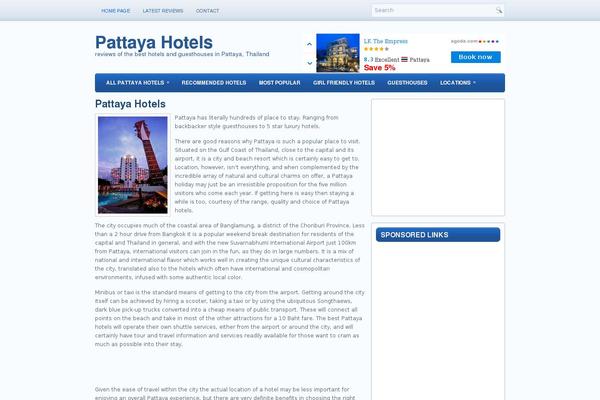 Evident theme site design template sample