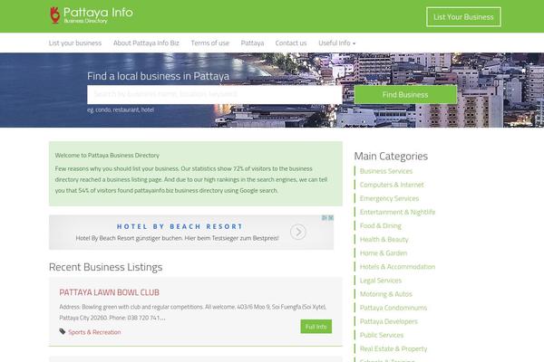 Flat Bootstrap theme site design template sample