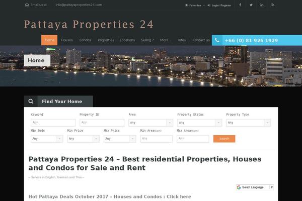Realhomes Theme theme site design template sample
