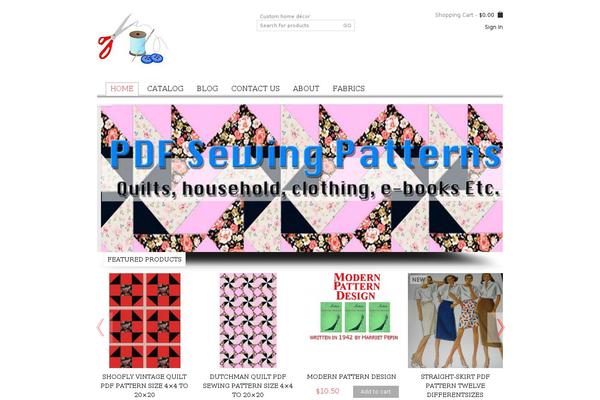 Blanco theme site design template sample