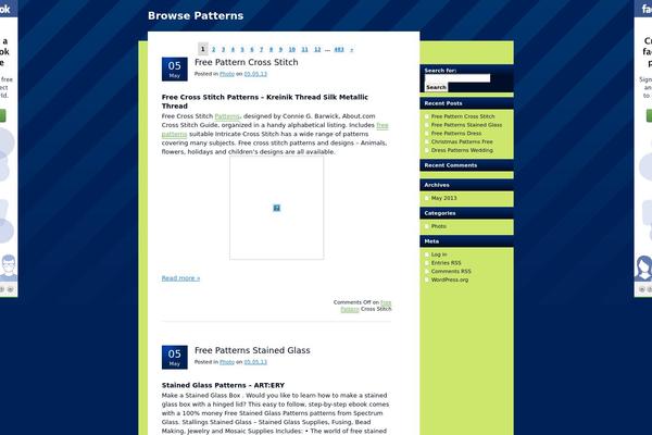Nightly theme site design template sample